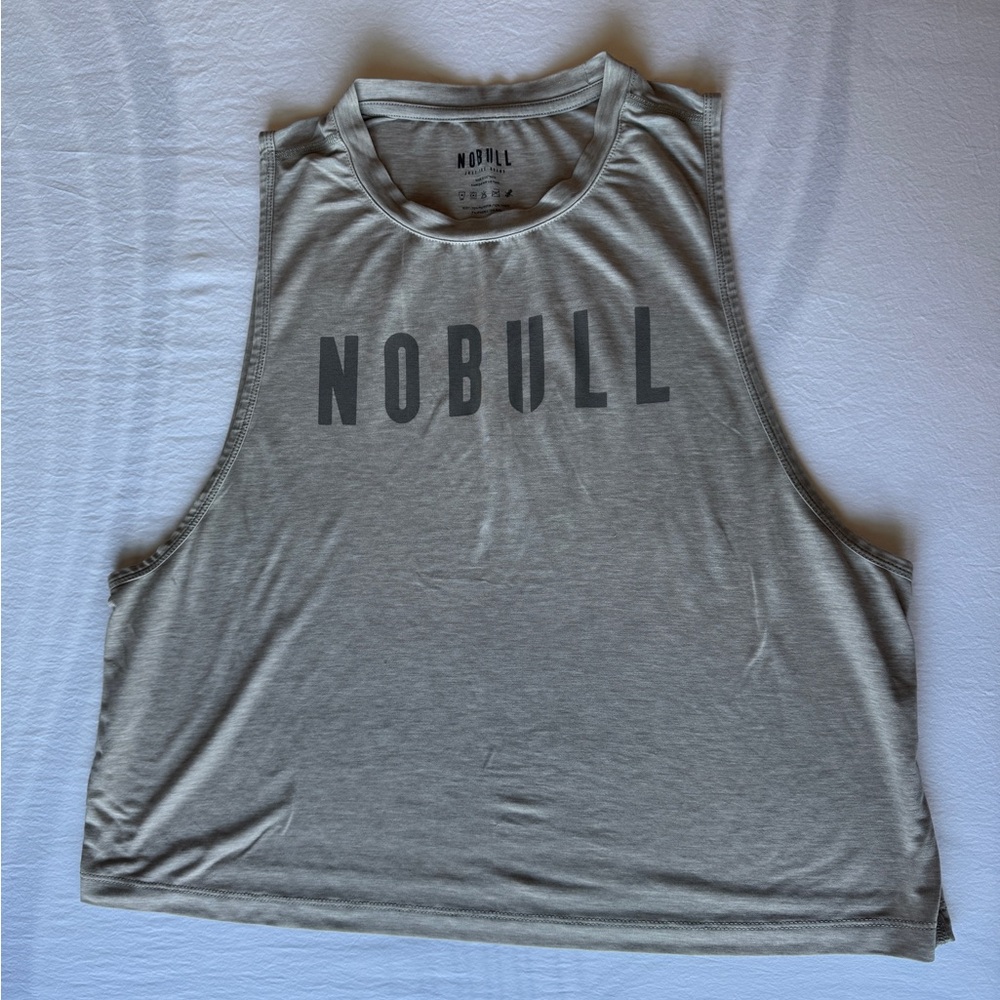 NOBULL Heather Gray Muscle Tee